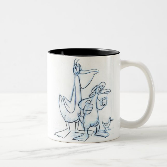 Café Em Dois Tons "Para travar caneca Morphing de um peixe" (Direita)
