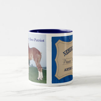 Café Em Dois Tons Patriota de NeBros & caneca do sinal