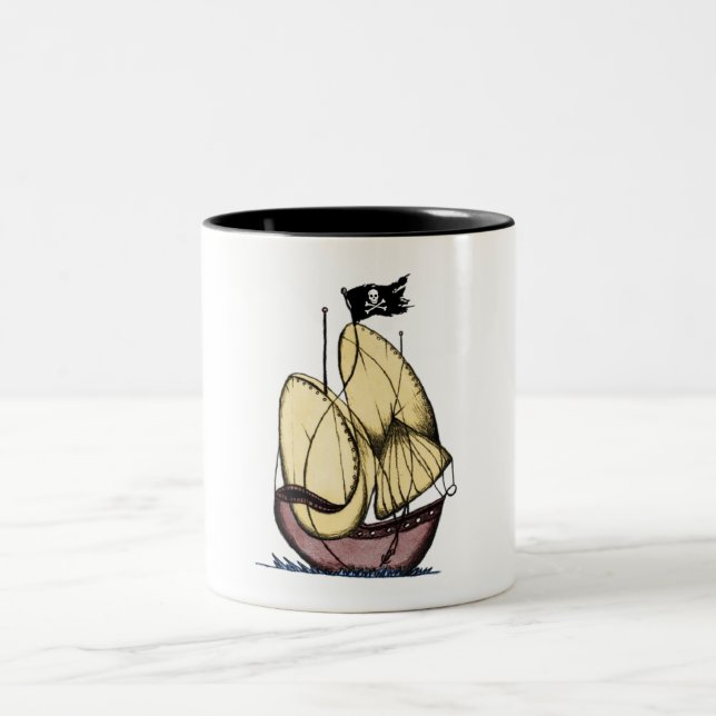 Café Em Dois Tons Piratas de Caneca (Centro)