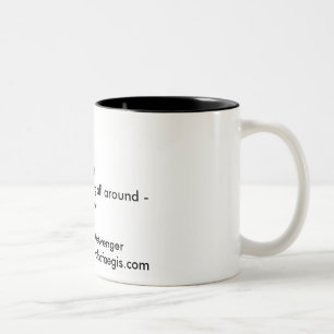 Café Em Dois Tons Poesia do Druid na caneca de Arthouse