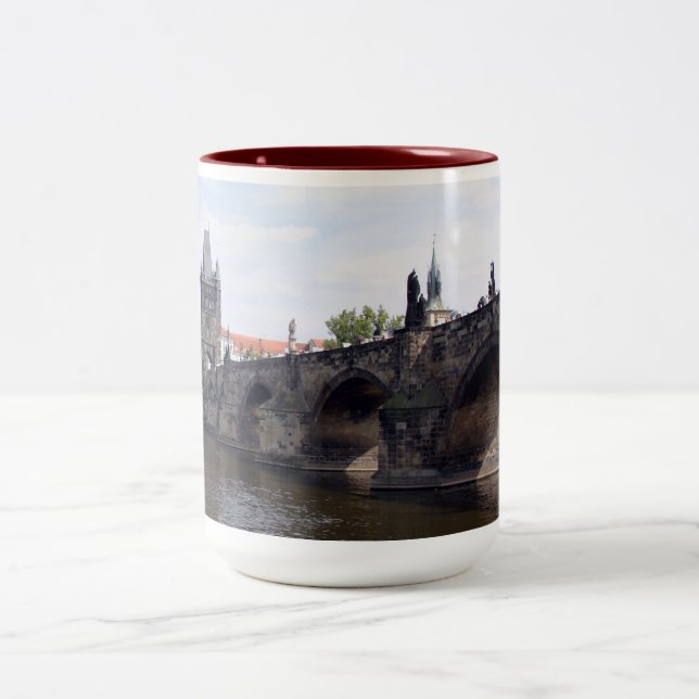 Café Em Dois Tons Ponte de Charles, caneca de Praga (Centro)