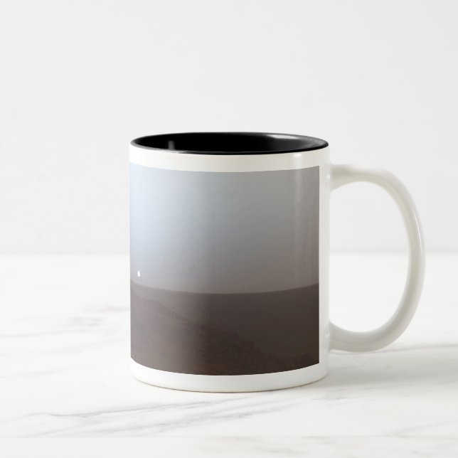 Café Em Dois Tons Por do sol na caneca de Marte (Direita)
