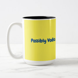 Café Em Dois Tons Possivelmente Caneca de Vodka