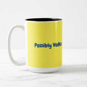 Café Em Dois Tons Possivelmente Caneca de Vodka