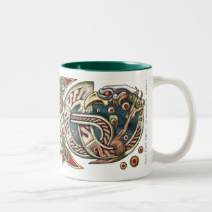 Café Em Dois Tons Prendendo a caneca de Gryphons
