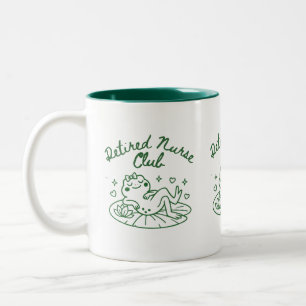 Café Em Dois Tons Presente de Caneca para Enfermeira Aposentada – Pr
