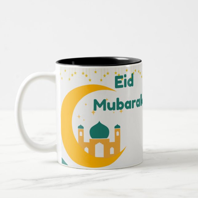 Café Em Dois Tons Presente personalizado de caneca de mubarak (Esquerda)