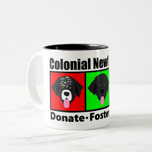 Café Em Dois Tons Preto caneca do Dois-Tom de 11 onças (Frente Esquerda)