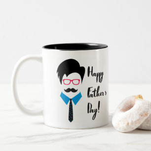Café Em Dois Tons Preto caneca do Dois-Tom de 11 onças