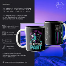 Prevenção de Suicídio para Ninguém Mais Caneca de 