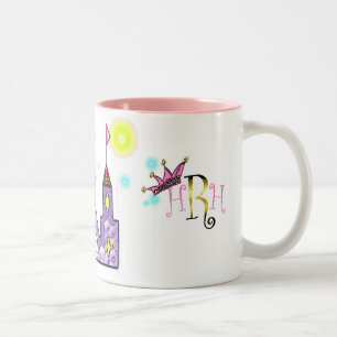 Café Em Dois Tons Princesa Caneca do conto de fadas