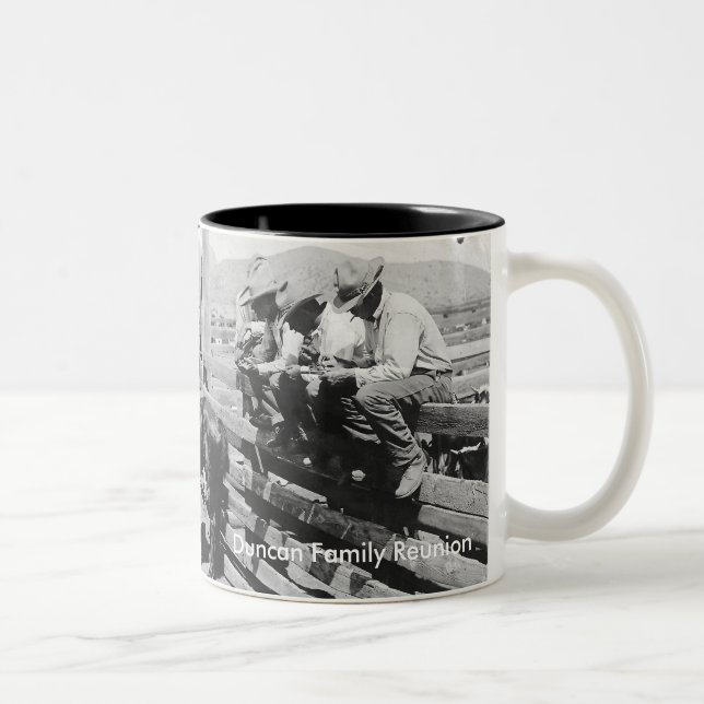 Café Em Dois Tons Reunião 2017 de Duncan da caneca (Direita)