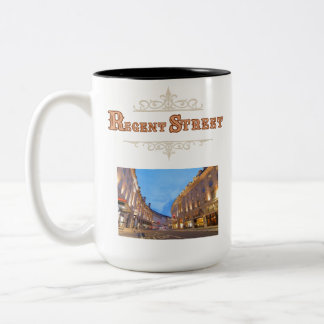 Café Em Dois Tons Rua Regent 15 oz. Caneca de Duas Cores