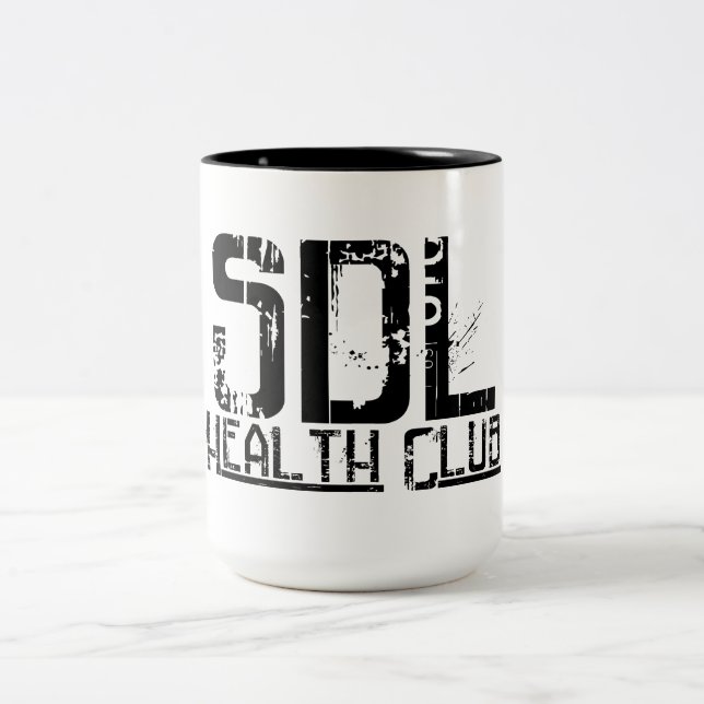 Café Em Dois Tons SDLHC - caneca #1 de 15 onças (Centro)