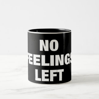Café Em Dois Tons Sem Sentimentos Presente de Caneca de Meme de Humo