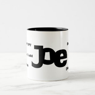 Café Em Dois Tons Significado da caneca de Joe