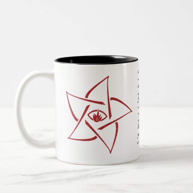 Café Em Dois Tons Sinal mais velho - caneca de Cthulhu Mythos (Esquerda)