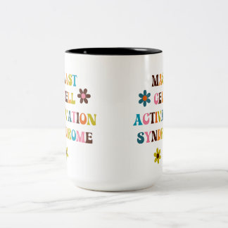 Café Em Dois Tons Síndrome de ativação de mastócitos MCAS caneca