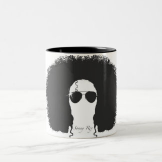 Café Em Dois Tons Sonny caneca preta/branca de Rey