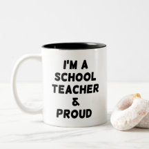 SOU PROFESSOR(A) & ORGULHOSO Caneca de Duas Cores