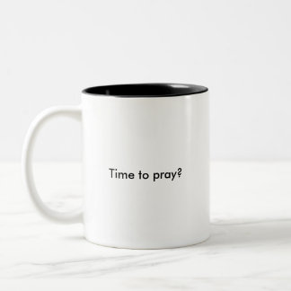 Café Em Dois Tons Tempo da caneca da campainha de PrayerMate 325ml