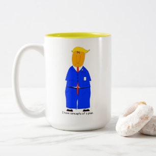 Café Em Dois Tons Tenho Conceitos de um Caneca Trump