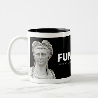 Café Em Dois Tons Tio engraçado Caneca de Claudius