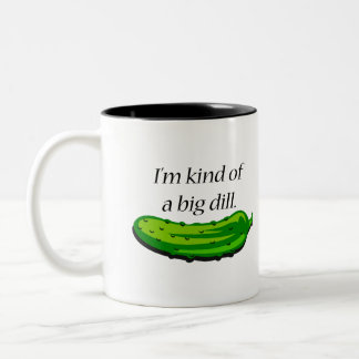 Café Em Dois Tons Tipo de uma caneca grande da salmoura de aneto