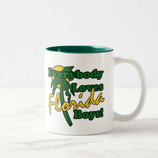 Café Em Dois Tons Todos ama a caneca dos meninos de Florida (Direita)