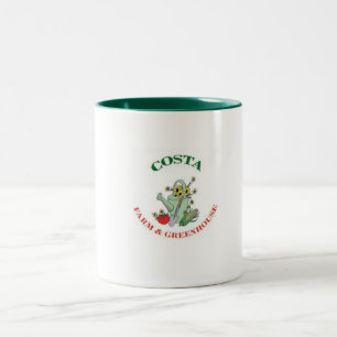 Café Em Dois Tons Trate-se a um copo de Joe no estilo! Caneca de