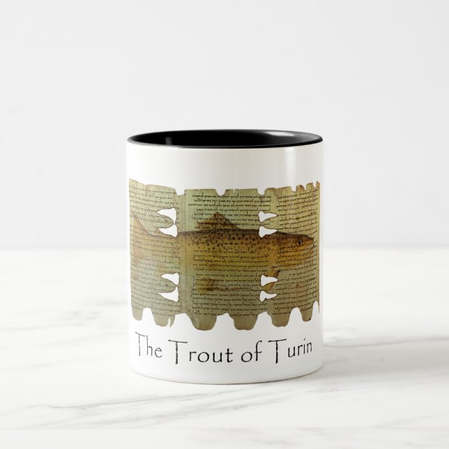 Café Em Dois Tons Truta da caneca de Turin (Centro)