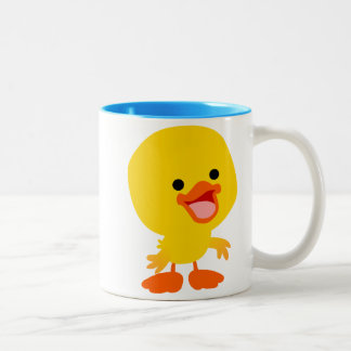Café Em Dois Tons Um belo sorriso de cartoon, caneca
