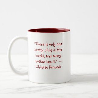 Café Em Dois Tons Uma caneca bonito de Drinkware das citações da