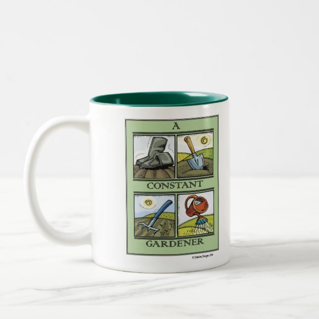 Café Em Dois Tons Uma caneca de Constant Gardener (Esquerda)