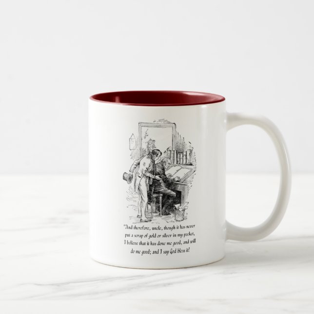 Café Em Dois Tons Uma caneca de Natal (Direita)