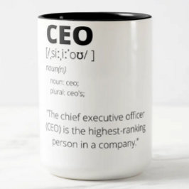 Café Em Dois Tons Uma caneca de presentes engraçada para homens e mu