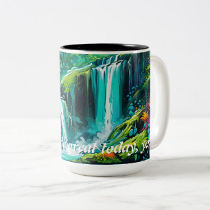 Café Em Dois Tons Uma caneca inspiradora para ter um dia de excelent