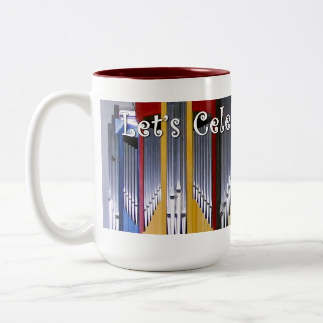 Café Em Dois Tons Vamos celebrar a caneca de órgãos - Filderstadt (Esquerda)