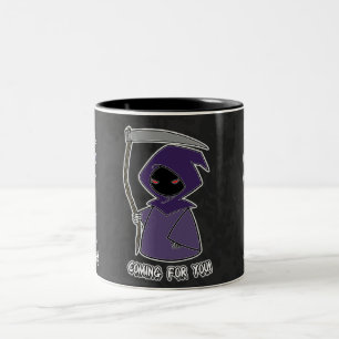 Café Em Dois Tons Vinda para você! Caneca de Deadorables