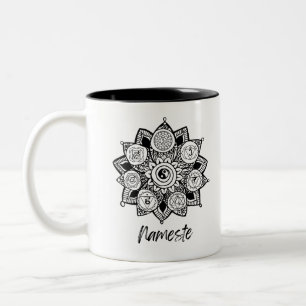 Café Em Dois Tons Yoga, caneca de Nameste