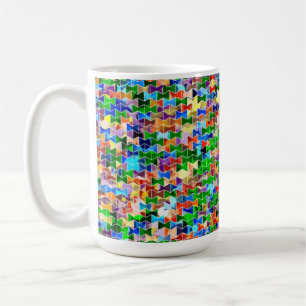 Café Em pedaços caneca do ponto 15oz de Bowties