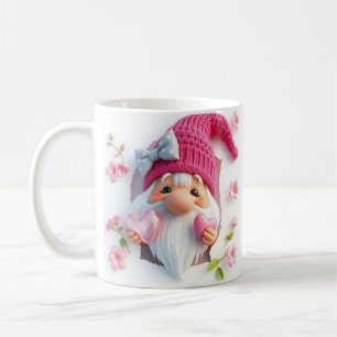 Café embalagem de caneca de gnomo fofo 3d, embalagem de