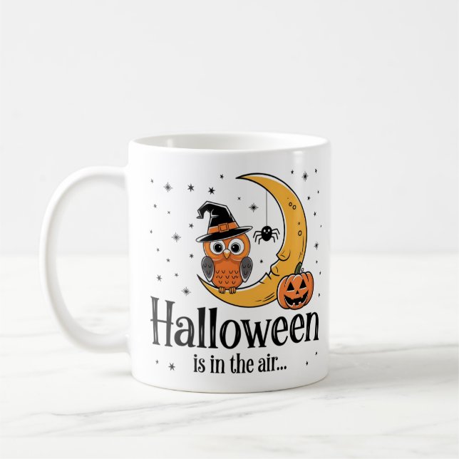 Café Encantadora Caneca de Halloween: Escave Seu Espíri (Esquerda)