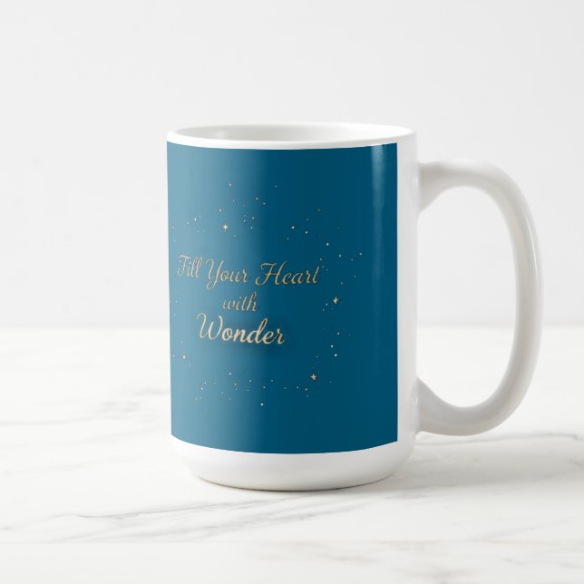 Café Encha Seu Coração com Maravilha Caneca de Natal El (Direita)