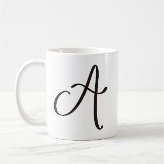 Café Enegreça a caneca de "A"