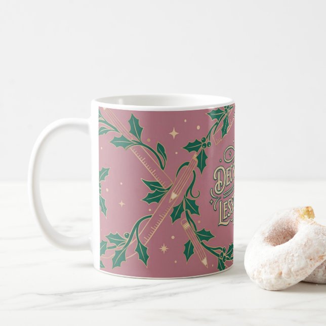 Café Enfeite os Corredores com Planos de Aula Caneca pa (Com Donut)