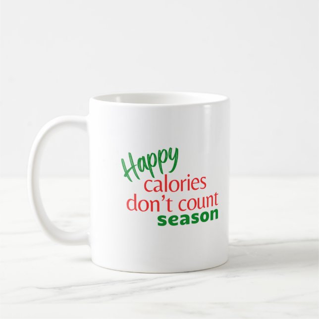 Café Engraçada caneca de humor de férias (Esquerda)