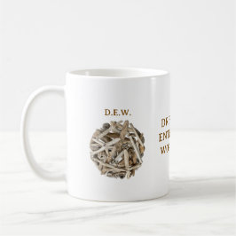 CAFÉ ENTUSIASTAS DE MADEIRA FLUTUANTE MUNDIAL. CANECA D