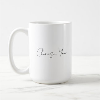 Café Escolha Você Caneca - Arte Original de Virginia Ro