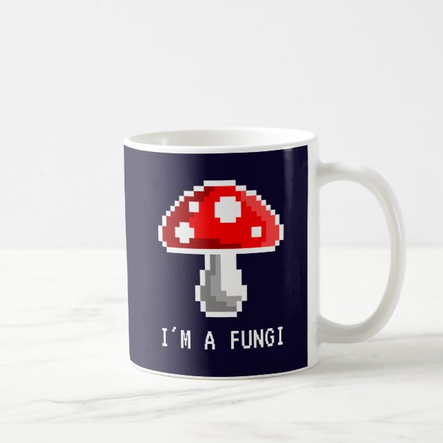 Café Escuro, sou uma Caneca de Cogumelo Fungi (Direita)